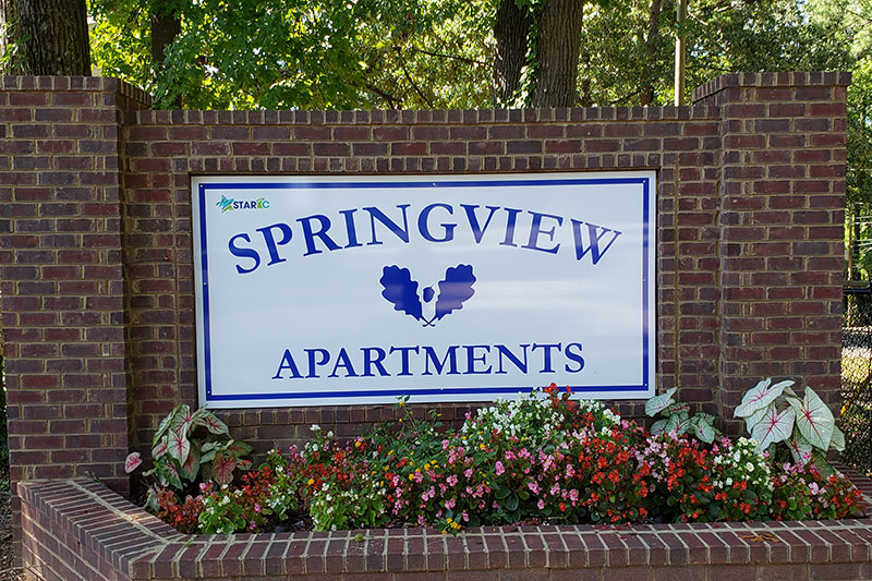 Springview Apartments Entrance Sign